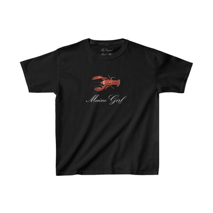 Maine Girl Coquette Lobster Relaxed Baby Tee