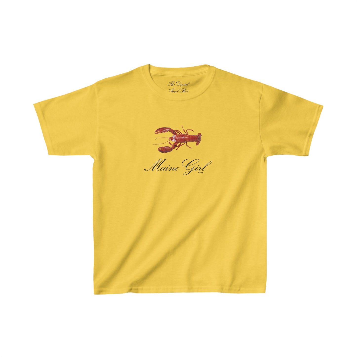 Maine Girl Coquette Lobster Relaxed Baby Tee