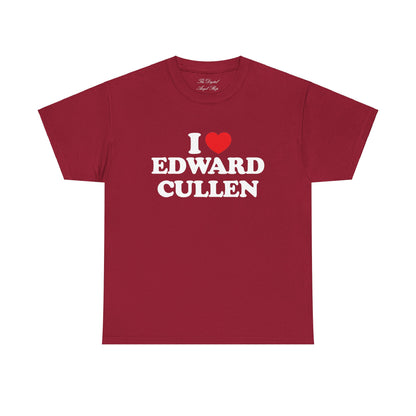 I love Edward Cullen Unisex Heavy Cotton Tee