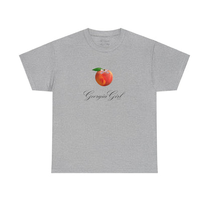 Georgia Girl Peach Coquette Unisex Heavy Cotton Tee