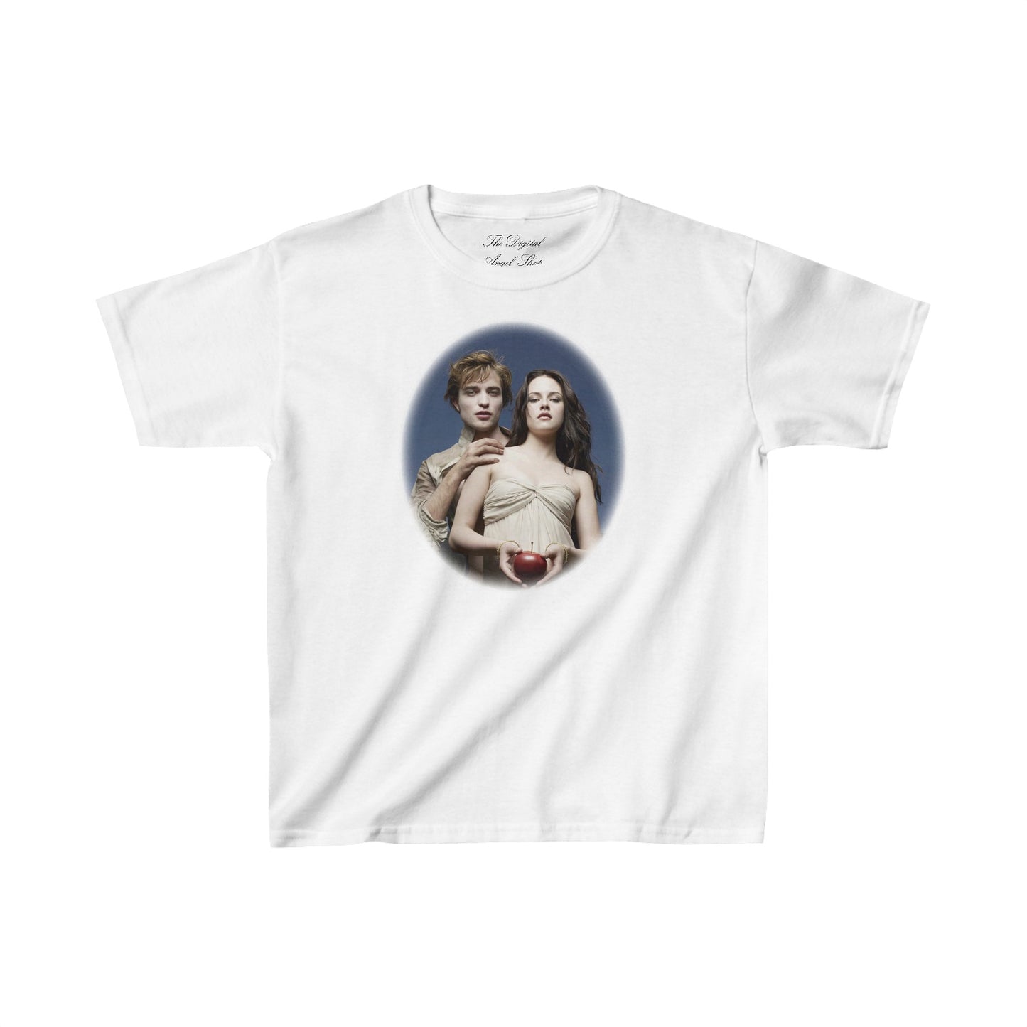 Twilight Bella and Edward Oval Baby Tee