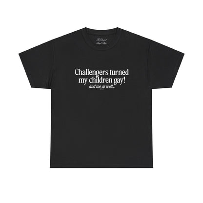 Challengers Turned My Kids Gay Unisex Heavy Cotton Tee