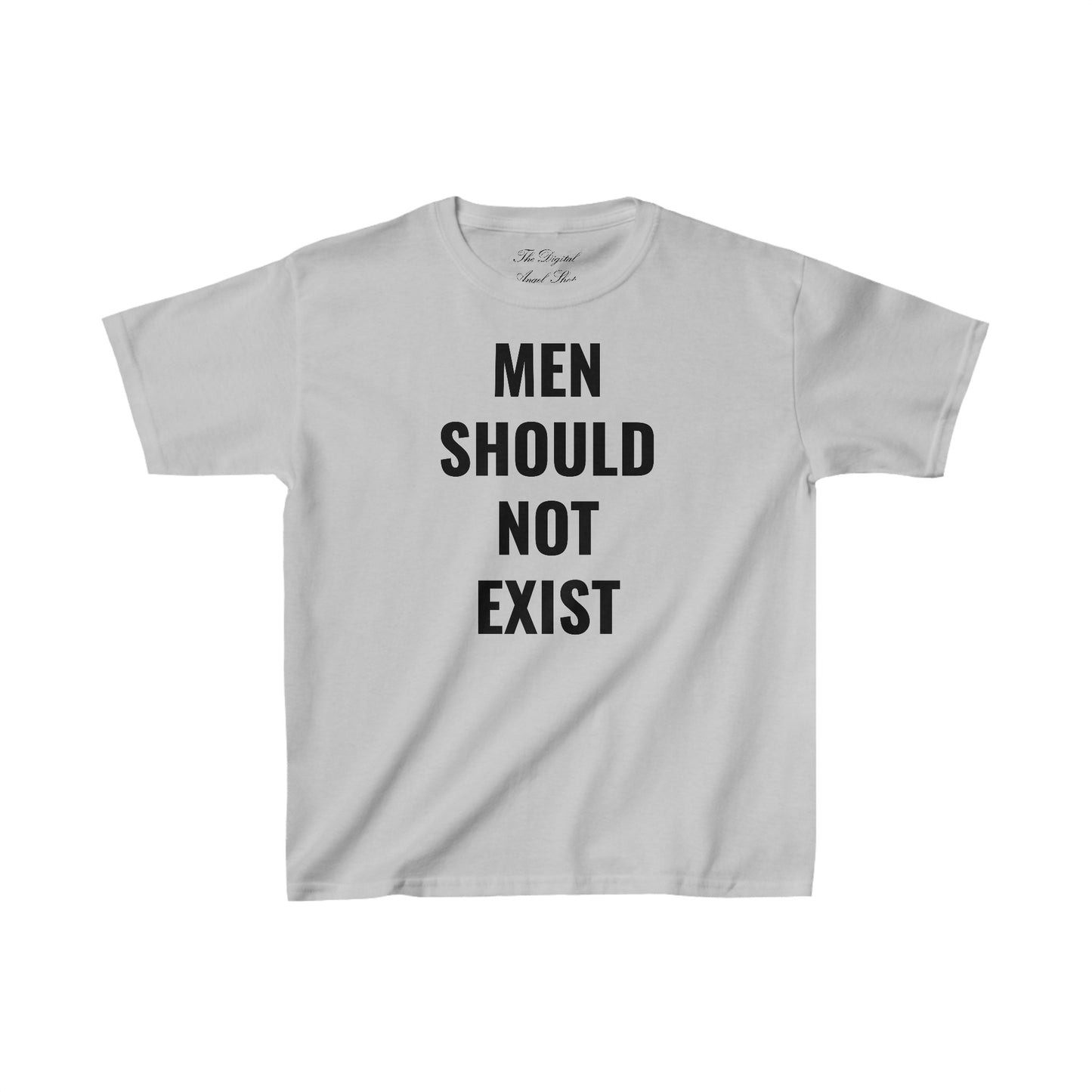 Men Should Not Exist Graphic Feminist Relaxed Baby Tee