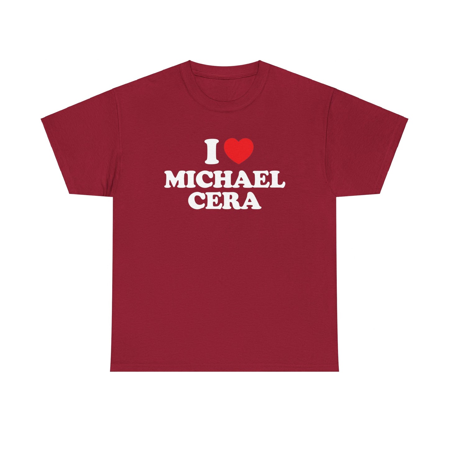 I love Michael Cera Unisex Heavy Cotton Tee