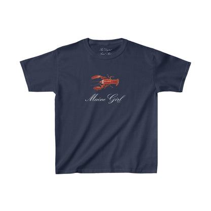 Maine Girl Coquette Lobster Relaxed Baby Tee