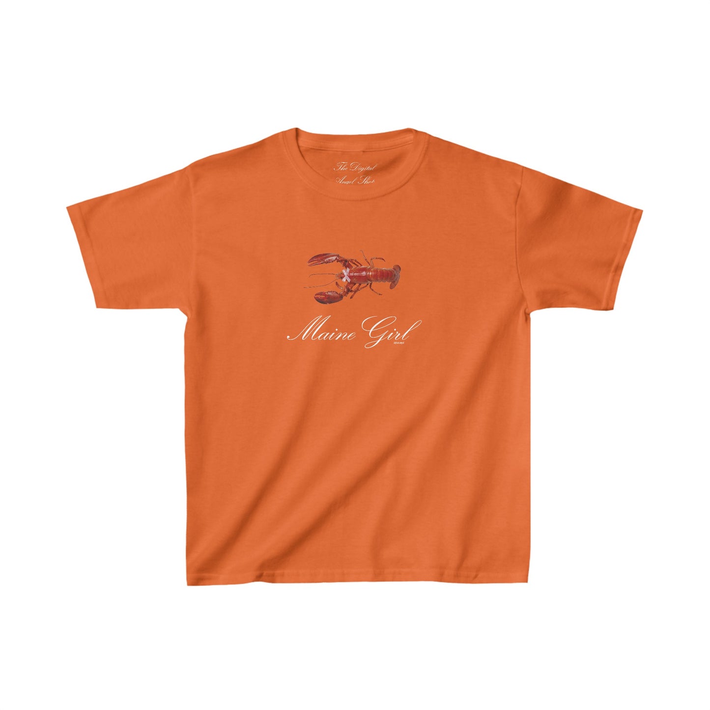 Maine Girl Coquette Lobster Relaxed Baby Tee