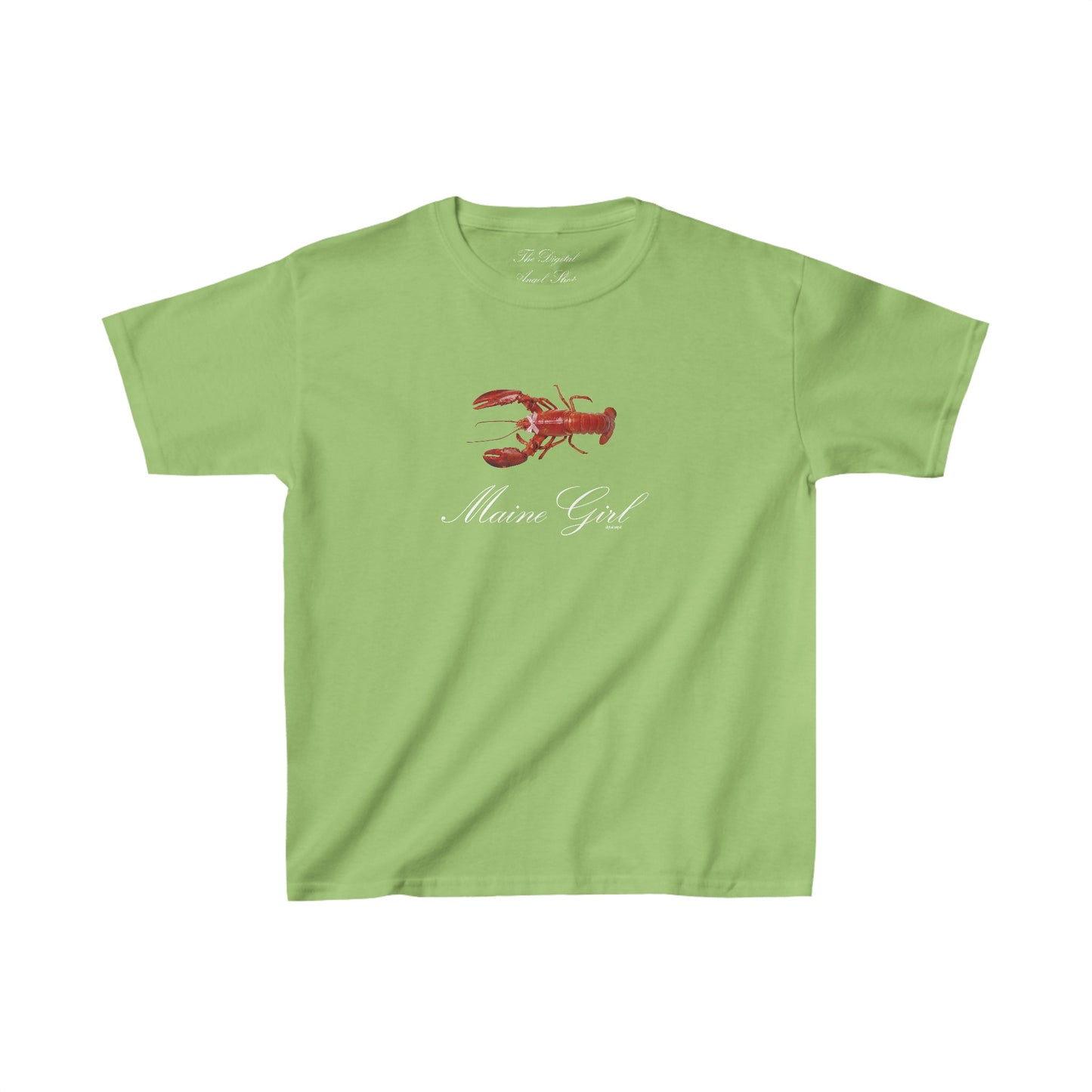 Maine Girl Coquette Lobster Relaxed Baby Tee