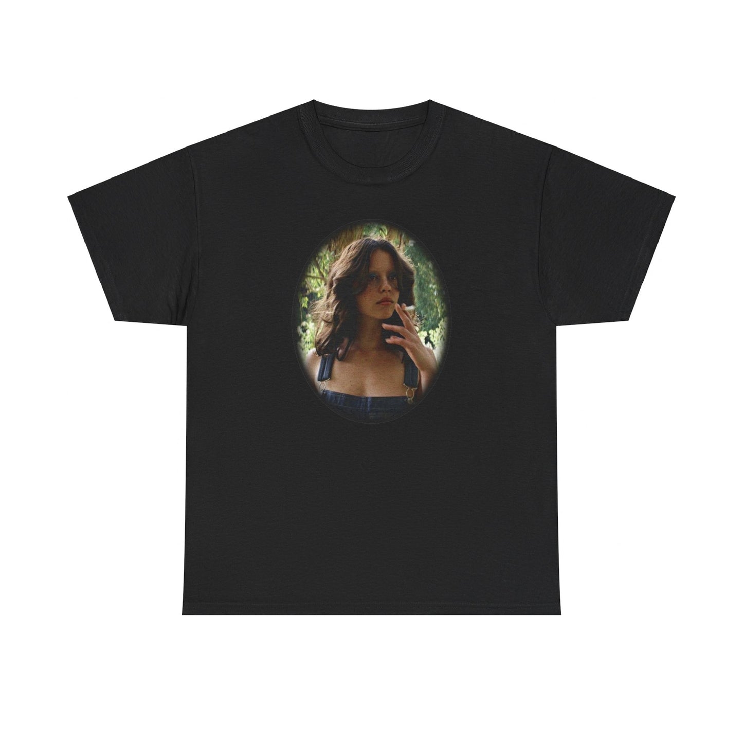 Maxine from X film Mia Goth Oval Unisex Heavy Cotton Tee