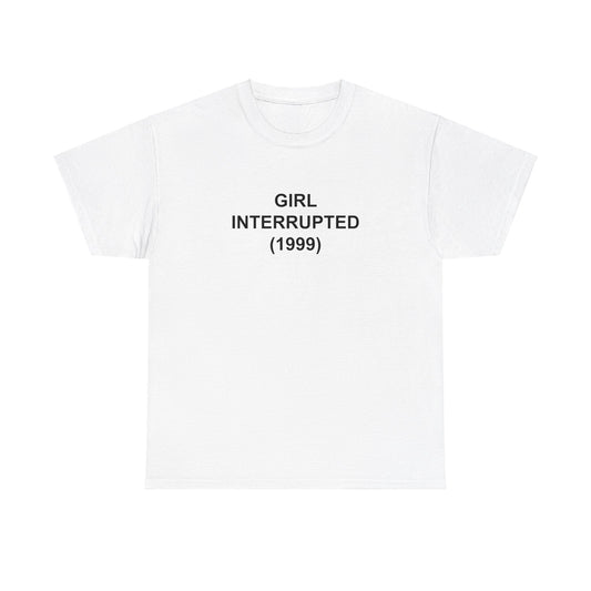 Girl Interrupted (1999) film Title Card Graphic T-Shirt Unisex Heavy Cotton Tee