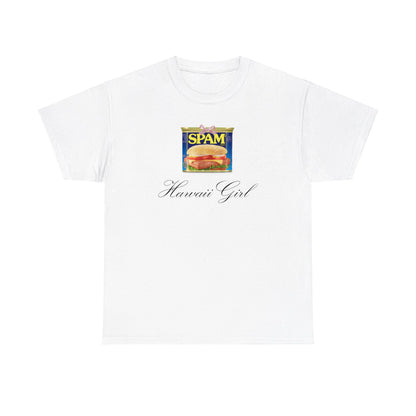 Hawaii Girl Spam Coquette Unisex Heavy Cotton Tee