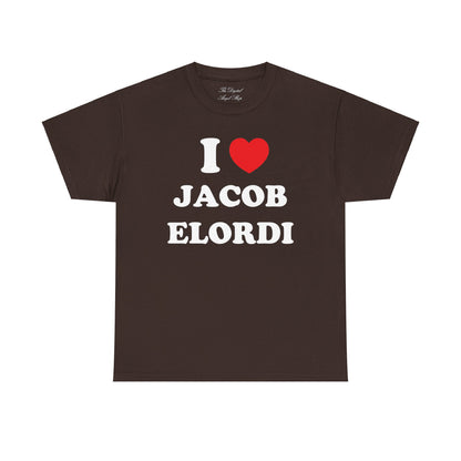 I love Jacob Elordi Unisex Heavy Cotton Tee