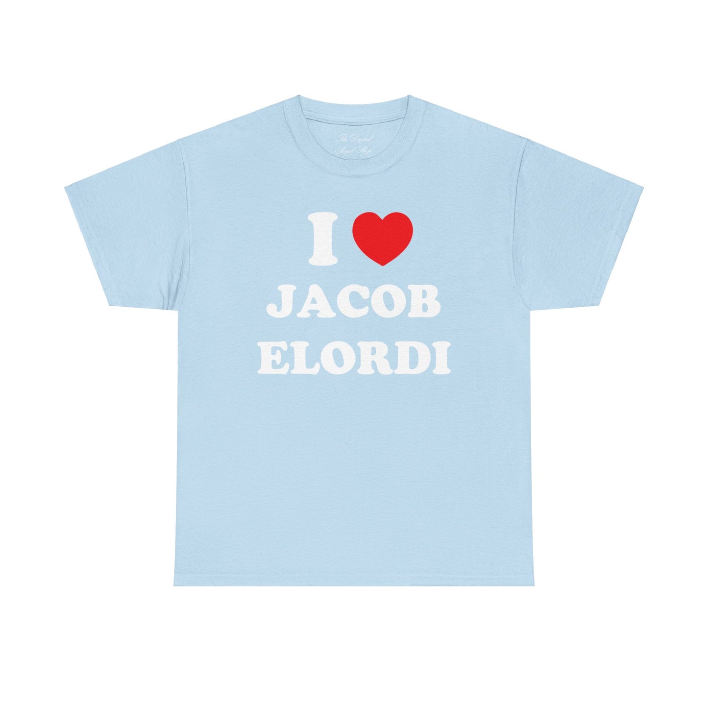 I love Jacob Elordi Unisex Heavy Cotton Tee