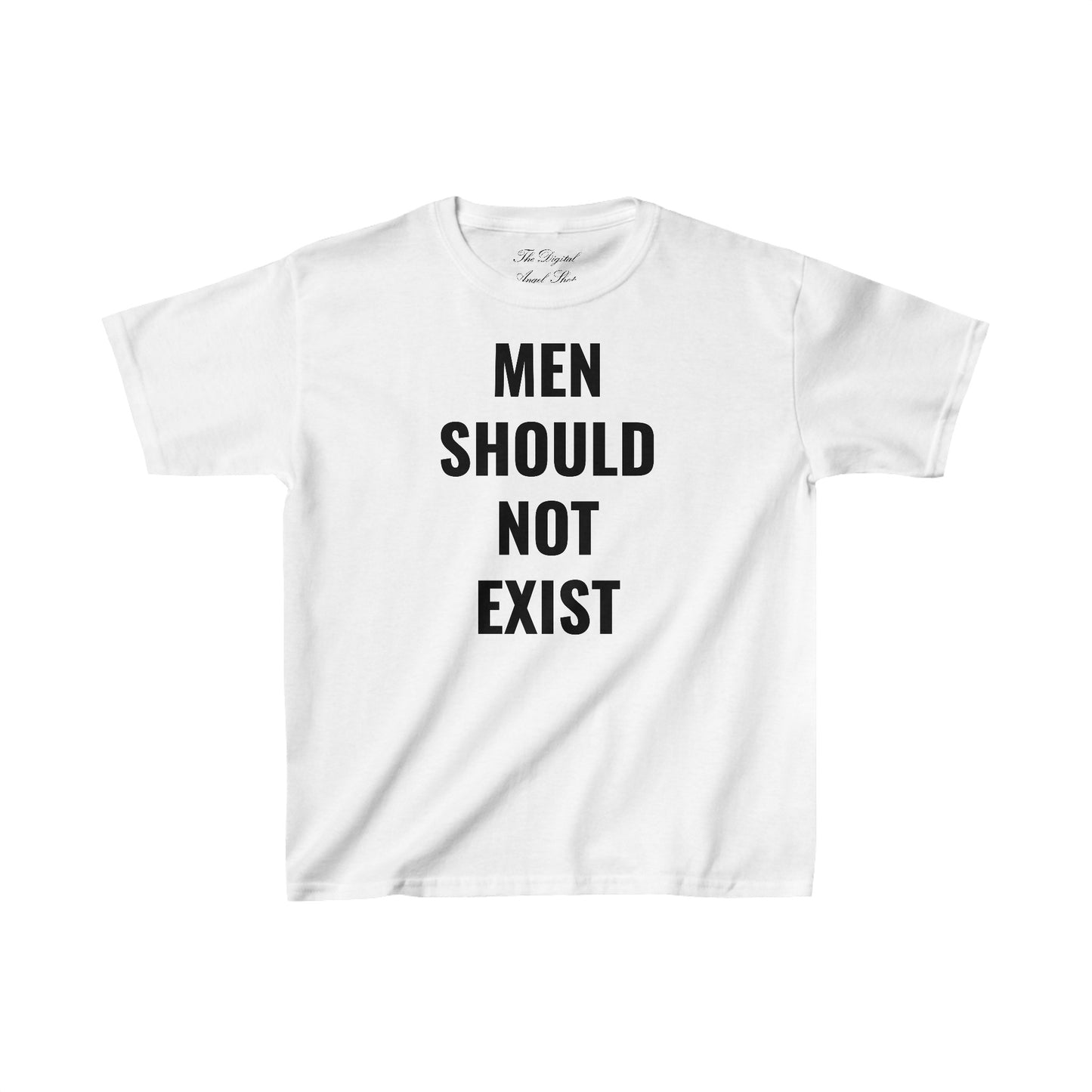 Men Should Not Exist Graphic Feminist Relaxed Baby Tee