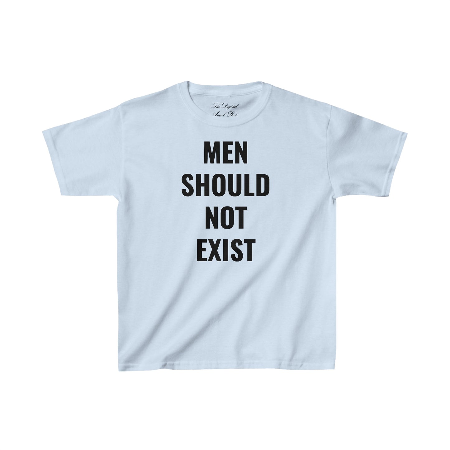 Men Should Not Exist Graphic Feminist Relaxed Baby Tee