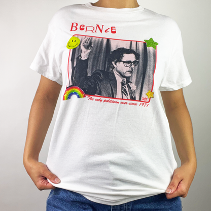 Bernie Unisex White Tee