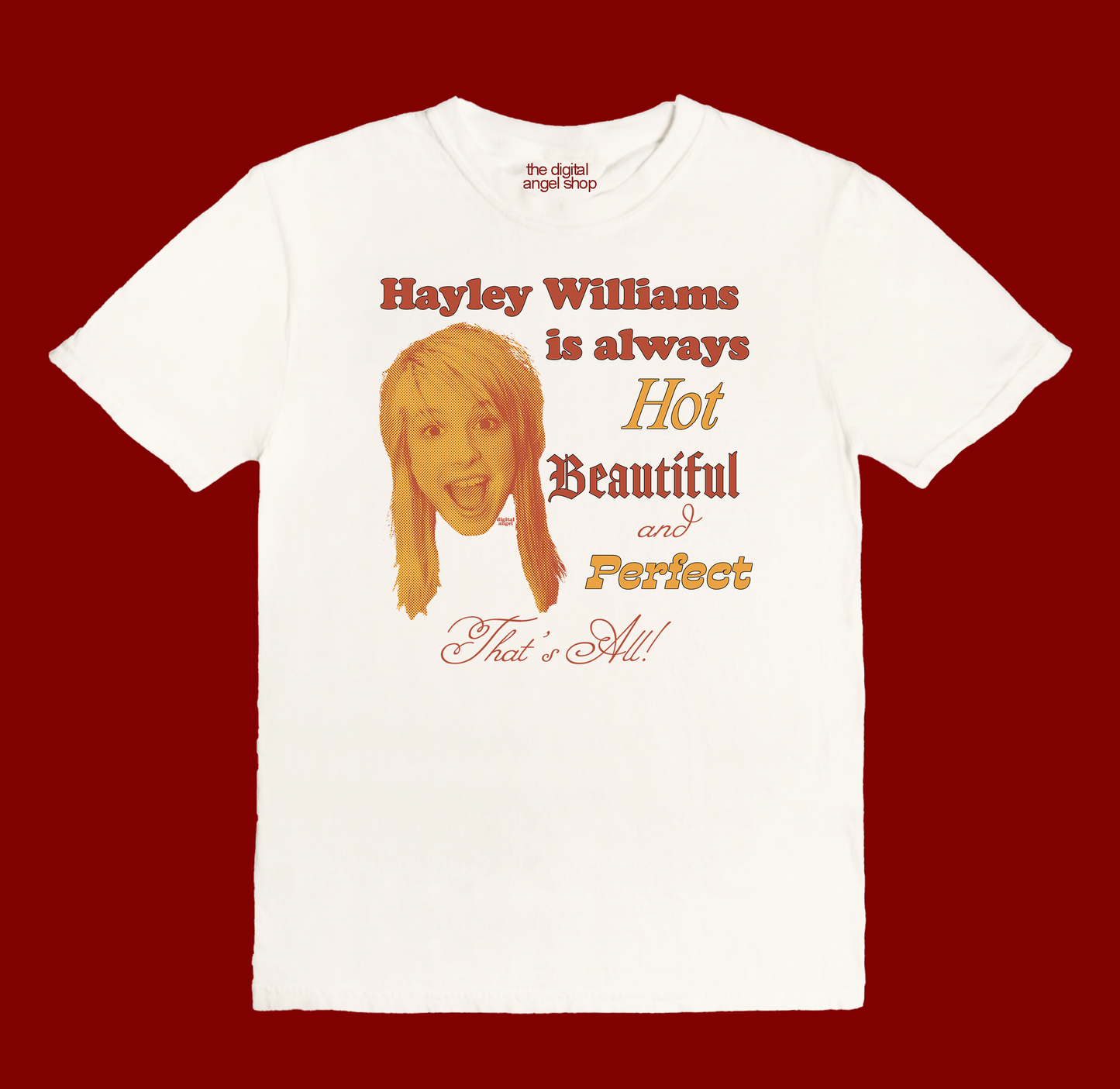 Hayley Williams Unisex White Tee
