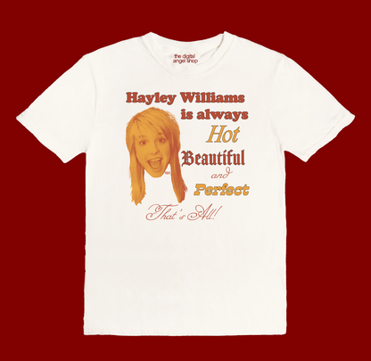 Hayley Williams Unisex White Tee
