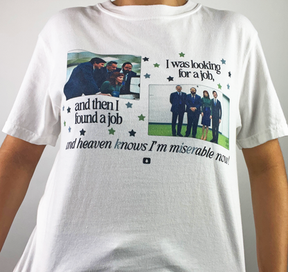 Severance x Smiths White Unisex Tee