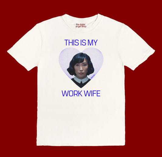 Work Wife Severance White Unisex Tee
