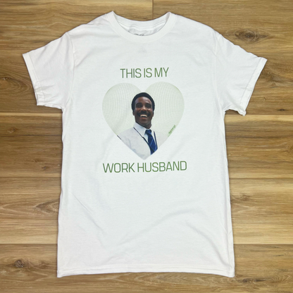 Work Husband Severance White Unisex Tee