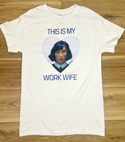 Work Wife Severance White Unisex Tee